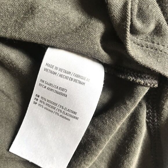 American Eagle Soft & Sexy Strappy Neck Gray Tunic Jegging Shirt Sz Small AE EUC - Picture 7 of 10